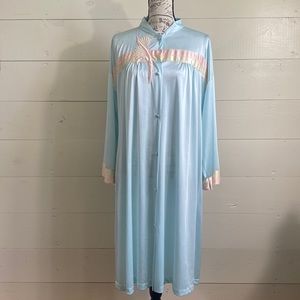 Vintage Vanity Fair Button Up Housecoat